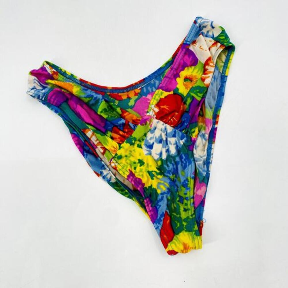 vintage floral bikini bottoms